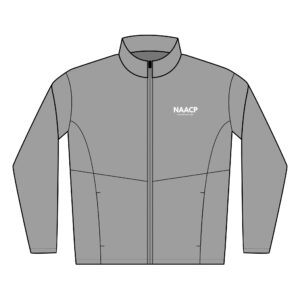 NAACP Embroidered Soft Shell Jacket — Men's Lightweight Zip-Up